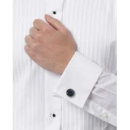 tossido Floral Printed Circular Cufflinks-picture-12