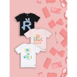 Tossido Kids Pack Of 3 Cotton Printed T-shirt-picture-16