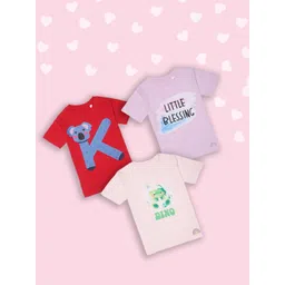 Tossido Kids Pack of 3 Typography Printed Pure Cotton T-shirt-picture-11