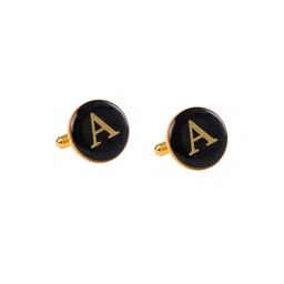 Tossido Men Black & Gold-Toned Cufflink-picture-35