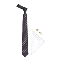 Tossido Men Black & White Microfiber Accessory Gift Set-picture-28