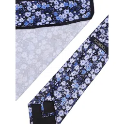 Tossido Men Blue & Black Printed Accessory Gift Set image 4