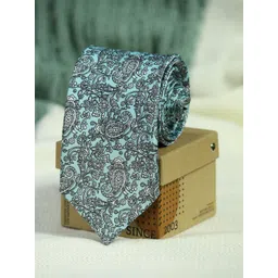 Tossido Men Blue & Black Printed Broad Tie-picture-22