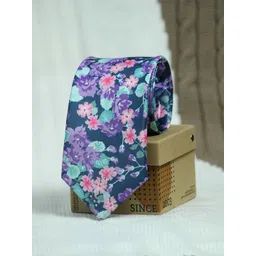 Tossido Men Blue & Purple Printed Ascot Tie-picture-16