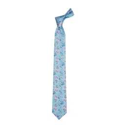 Tossido Men Blue Floral Printed Necktie-picture-39