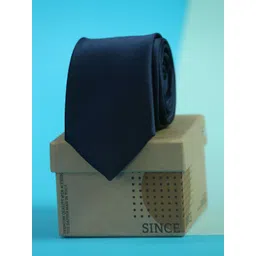 Tossido Men Blue Solid Skinny Tie-image-36