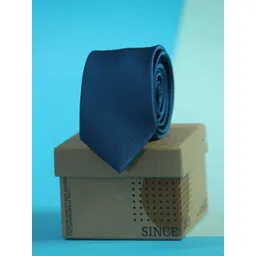 Tossido Men Blue Solid Skinny Tie-image-48