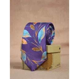 Tossido Men Purple & Blue Printed Broad Tie-picture-14