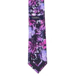 Tossido Men Purple & Pink Printed Broad Tie-picture-38