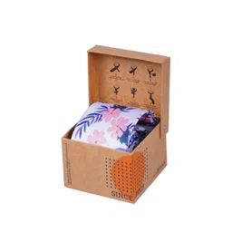 Tossido Men White Floral Printed Necktie-picture-36