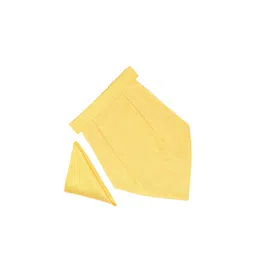 Tossido Men Yellow Solid Accessory Gift Set-image-32