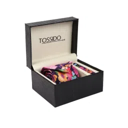 Tossido Multi Printed Necktie and Pocket Square Set For Men-picture-39