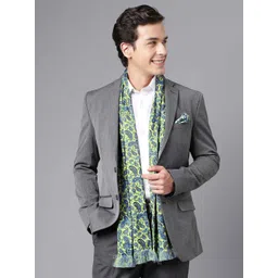 Tossido Paisley Printed Satin Stole & Pocket Square-picture-27
