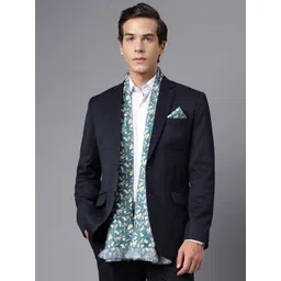 Tossido Printed Satin Stole & Pocket Square-picture-10