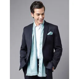 Tossido Printed Satin Stole & Pocket Square-picture-12