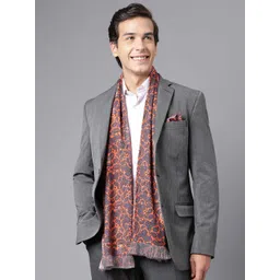 Tossido Printed Satin Stole & Pocket Square-picture-15