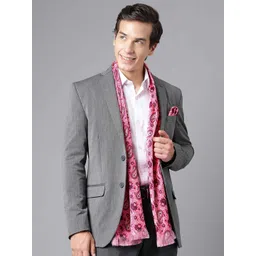 Tossido Printed Satin Stole & Pocket Square-picture-16