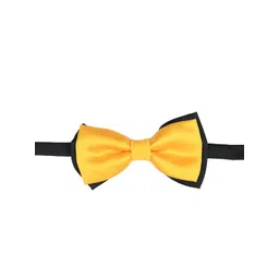 Tossido Yellow & Black Solid Bow Tie-picture-17