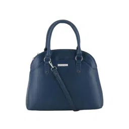 Toteteca Blue Solid Medium Handbag-picture-23