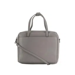 Toteteca Grey Solid Medium Handbag-picture-28