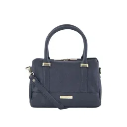 Toteteca Navy Solid Medium Handbag-picture-33