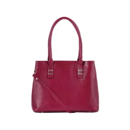 Toteteca Red Solid Medium Shoulder Handbag-picture-15