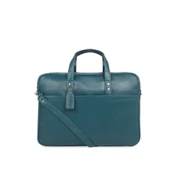 Toteteca Unisex Blue Solid Laptop Bag-picture-19
