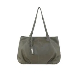 Toteteca Women Green Solid PU Structured Shoulder Bag-picture-29