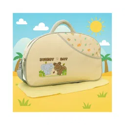 Totilo Unique Ideas New Born Baby Multipurpose Polyester Diaper/Mother Bag with Holder Diaper Changing Multi Compartment - Cream-picture-23