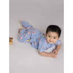 Totle Infants Printed Cotton Mid-Rise Joggers --picture-54