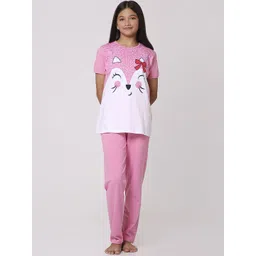 TotzTouch Girls Printed Night suit-picture-34