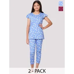 TotzTouch Girls Printed Night suit-picture-40