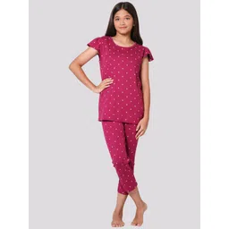 TotzTouch Girls Printed Night suit-picture-26
