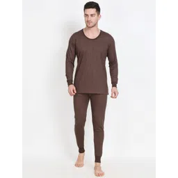 TOUCH WOOL Striped Cotton Thermal Set-picture-19