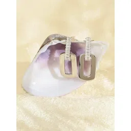 Touch925 925 Pure Silver Elegant Crystal Drop Earrings image 1