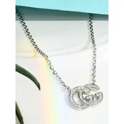 Touch925 925 Pure Silver Gg Necklace-image-44