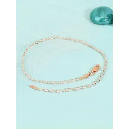 Touch925 Elegant Twisted Silver Anklet for Women-picture-32