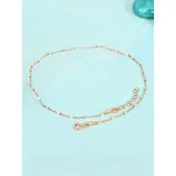 Touch925 Modern Link Bar Silver Anklet for Women-picture-30