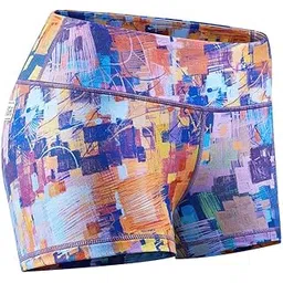 Tough Mode Apparel Women's Mid Rise 3"/ 5" Athletic Running Workout Shorts Active Yoga Volleyball WOD Compression Short Booty, 3"-stone House, Small-picture-17