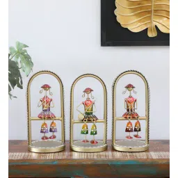 toughcrafts 3 Musician Dolls Multicolour Iron Figurines-picture-27