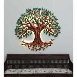 toughcrafts Iron Round Tree Wall Metal Art-picture-31