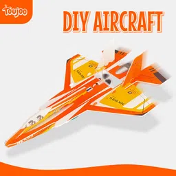 toujoo DIY Electric Jet Plane Toy for Kids Foam Glider with Easy Hand Launch Play-picture-17