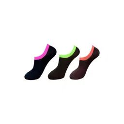 Town Business Men Pack Of 3 Colourblocked Shoe Liners Socks-picture-35