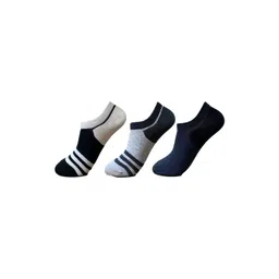Town Business Men Pack of 3 Striped Shoe Liner Socks-picture-16