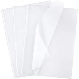 TOWNBUS - 100 Nos Of White Wrapping Paper | Perfect For Gift Wrapping, Storage, Stuffing, Wrapping Of Cloths, Arts And Crafts & Other Business Uses | Acid Free - 1 Count-image-1