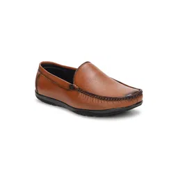 Towrco Men Solid Round Toe Slip-On Loafers-picture-37