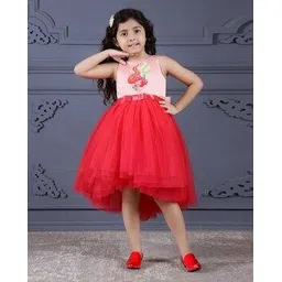 toy balloon kids Girl Embellished Fit & Flare Dress-picture-13