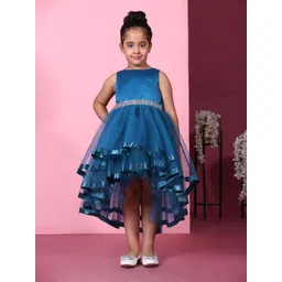 Toy Balloon kids Girls Applique Net Fit & Flare Dress-picture-14