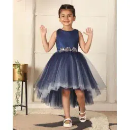 toy balloon kids Girls Embellished Fit and Flare Dress-picture-11