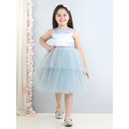 Toy Balloon kids Girls Embellished Layered Tulle Net Fit & Flare Dress-picture-45